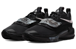 Nike Freak 3 Zoom EP letter brother round head lace-up TPU fabric synthetic leather shock absorption non-slip wear-resistant wrapping low-cut actual combat basketball shoes for men and women the same style black domestic version