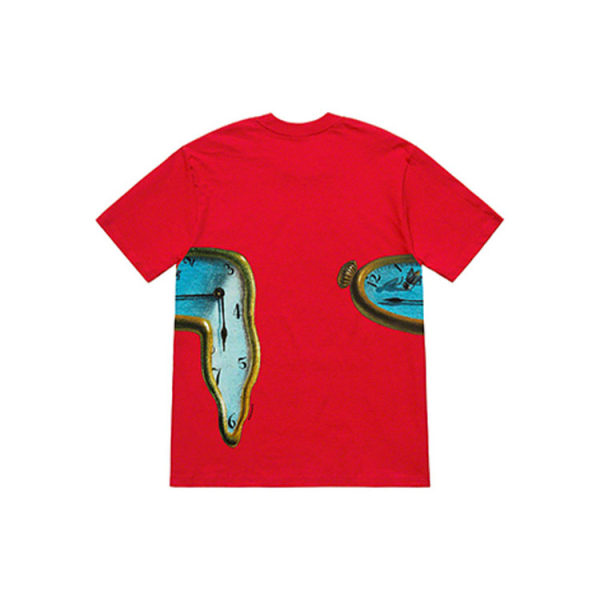 Supreme SS19 The Persistence of Memory Tee Red T