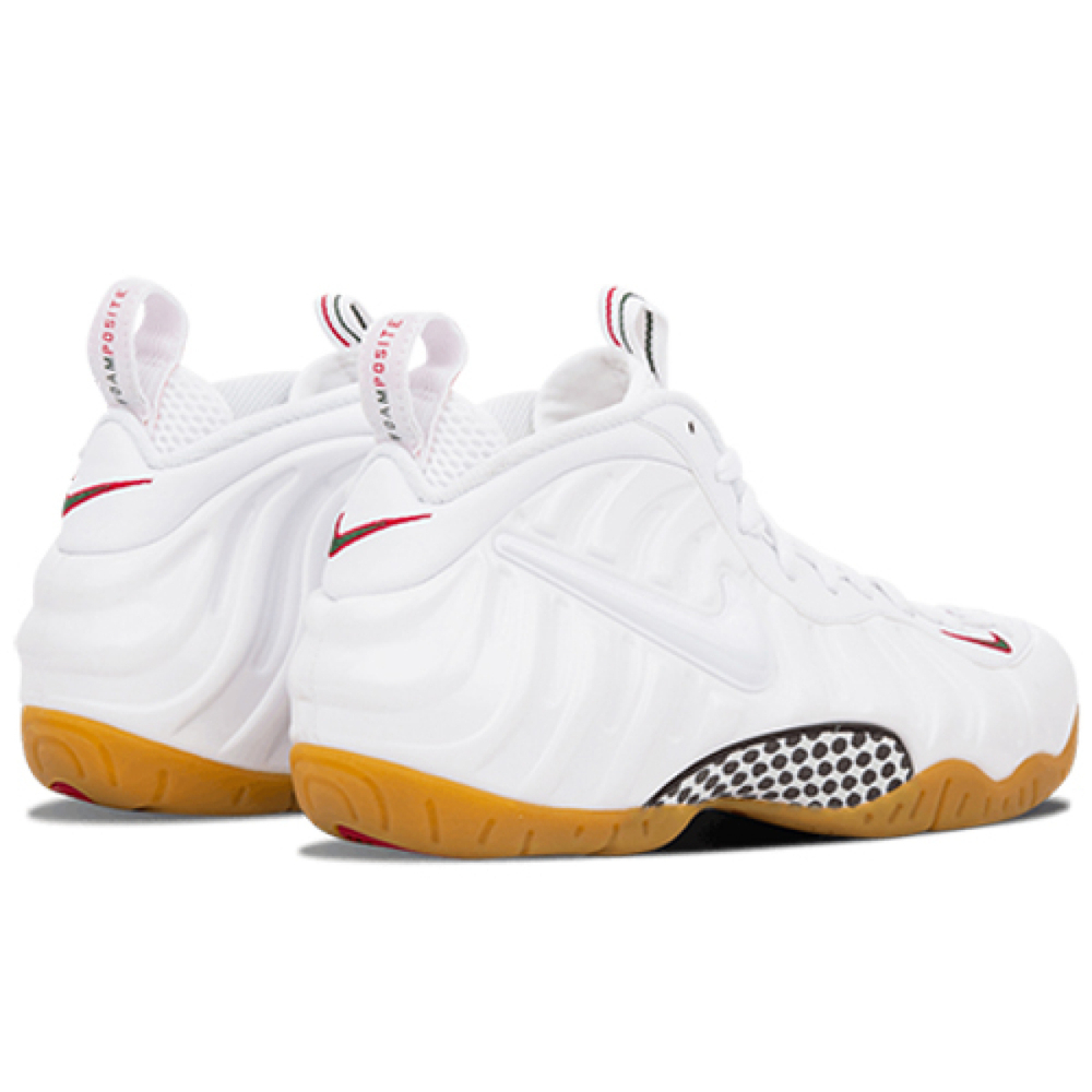 Nike Foamposite Pro white gucci