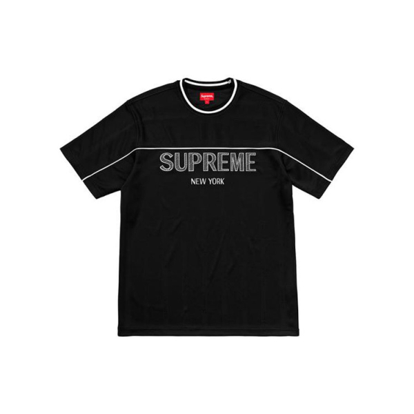 Supreme SS18 Dazzle Warm Up Top Black T