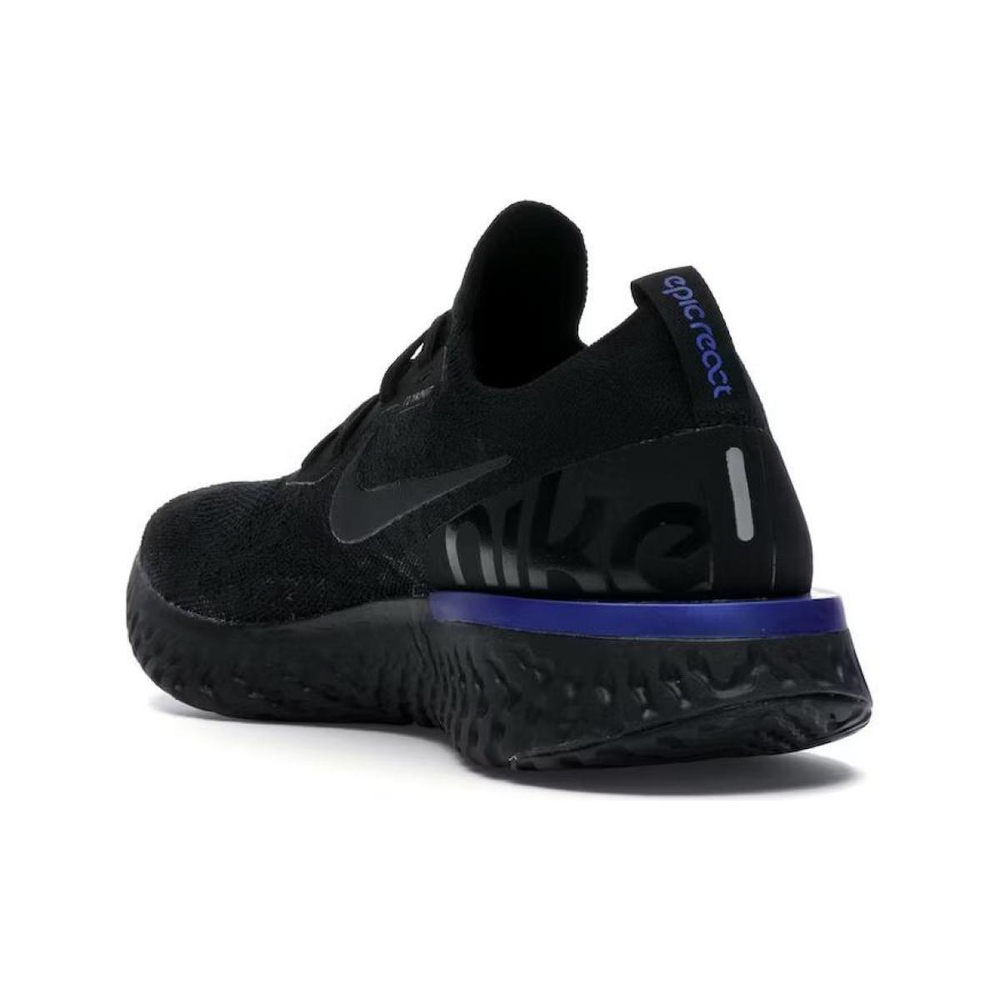Nike Epic React Flyknit 1 Black Racer Blue