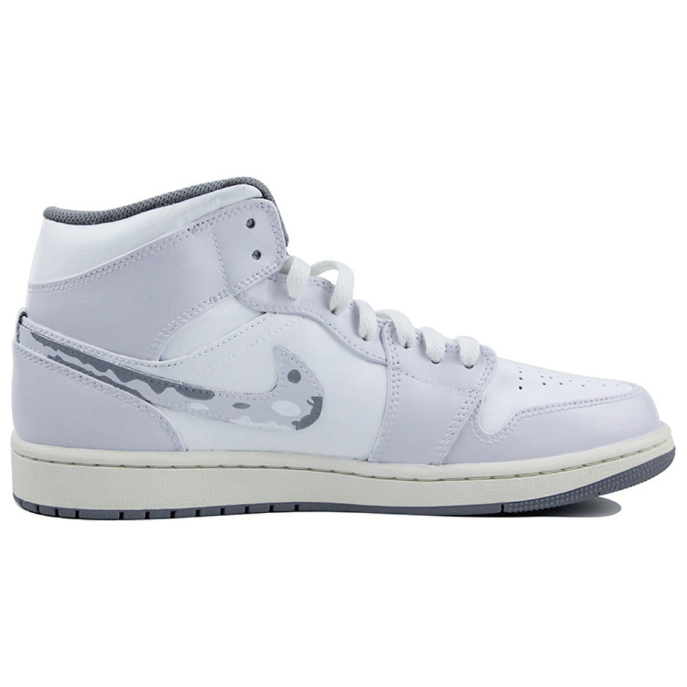 【 】 Jordan Air Jordan 1 Mid Vintage Grey