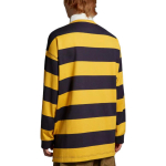 Moncler x Palm Angels Striped Long Sleeve Polo Shirt Logo Polo