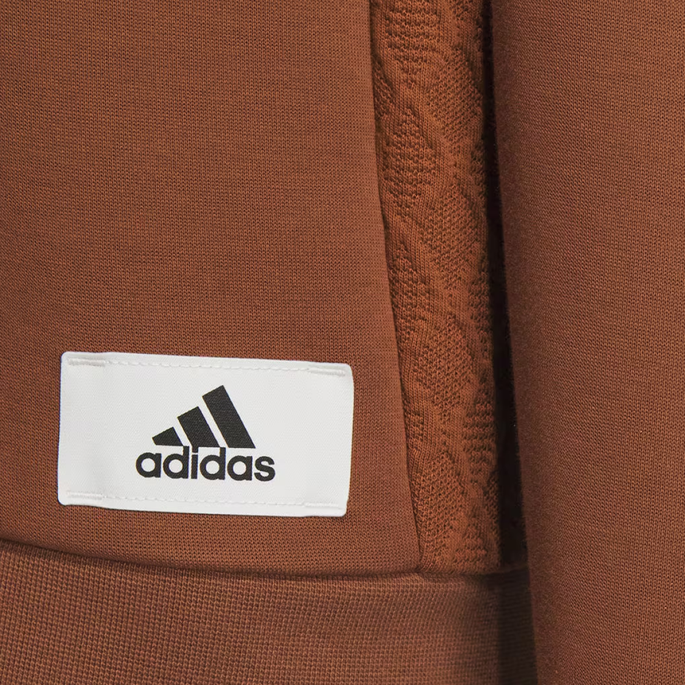 Adidas Lounge Hooded Sweatshirt Logo