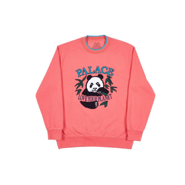 PALACE Panda Crew Pink