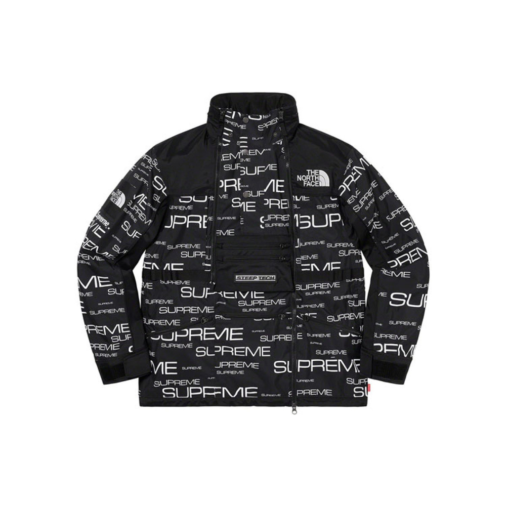 Supreme x the north face logo