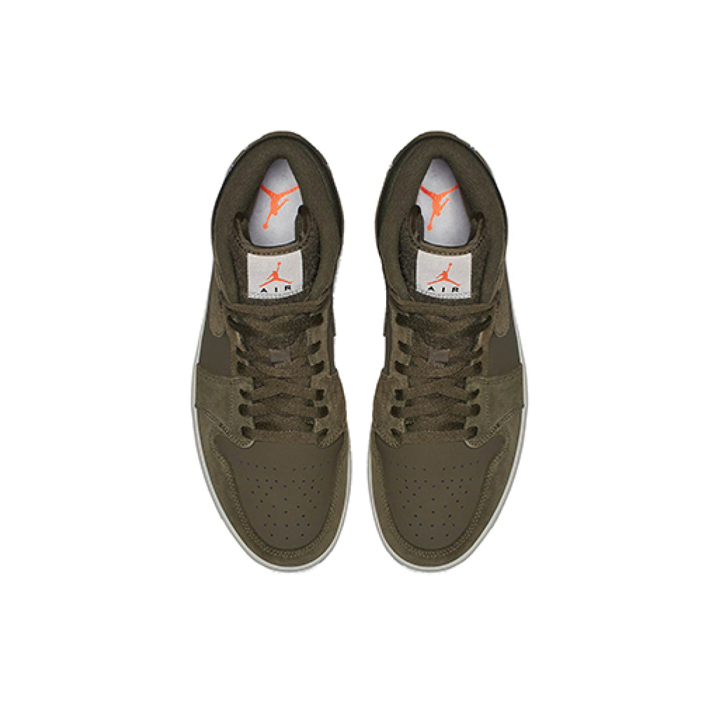 Jordan Air Jordan 1 Mid "Olive Canvas" 2018