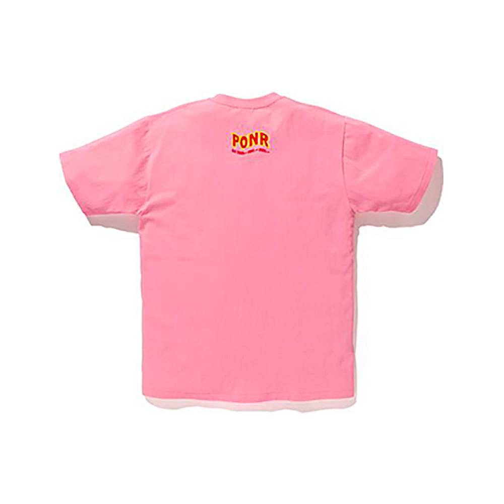 A BATHING APE SHARK ONE POINT PONR TEE Logo T