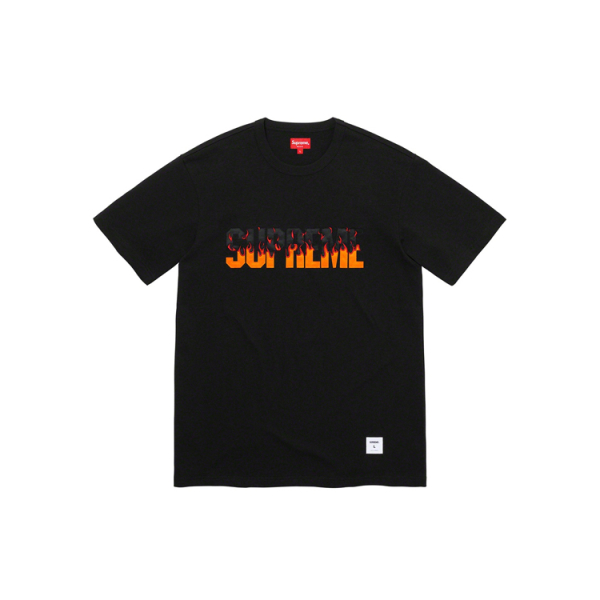 Supreme FW19 Week 1 Flame S/S Top logo T
