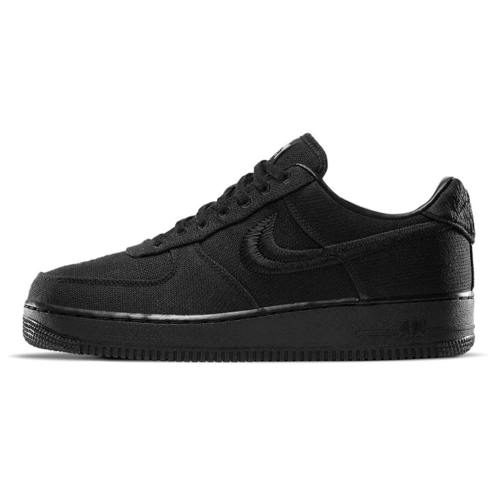 Stussy x Nike Air Force 1 "Triple Black"