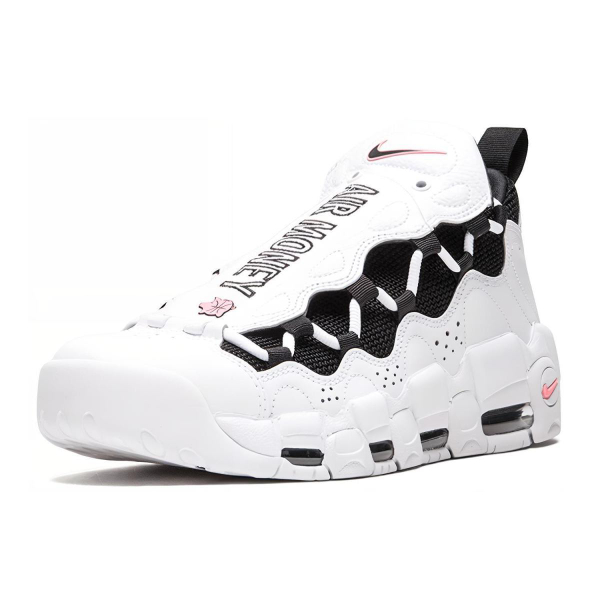 Nike Air More Money White Black Coral Chalk