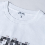 LOEWE SS23 Pixel Anagram-embroidered Logo T