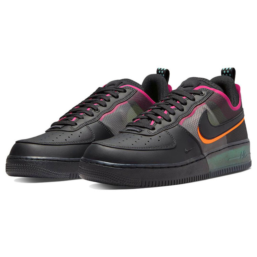 Nike Air Force 1 React Black Neon
