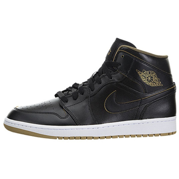 Jordan Air Jordan 1 Retro Mid Black Metallic Gold