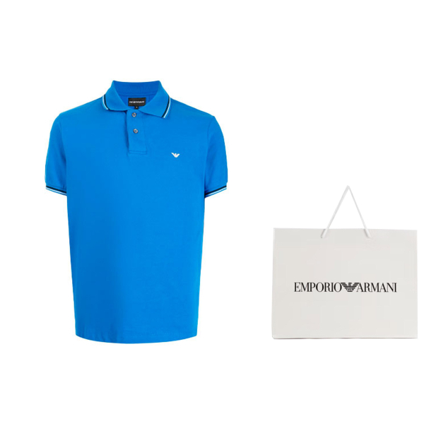 /EMPORIO ARMANI FW21 Logo Polo