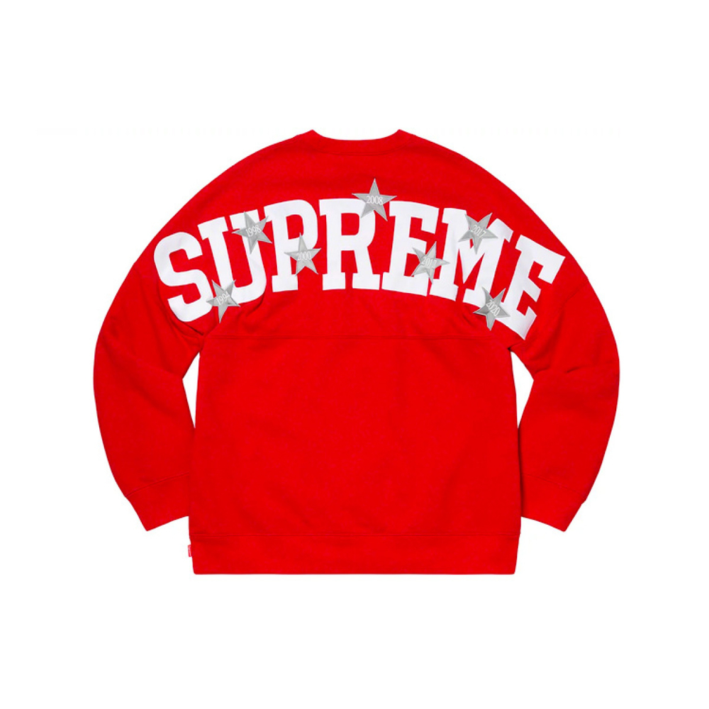 Supreme SS20 Week 4 Stars Crewneck Logo