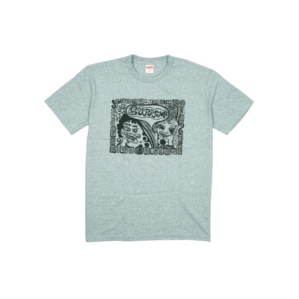 Supreme FW18 Faces Tee Heather T