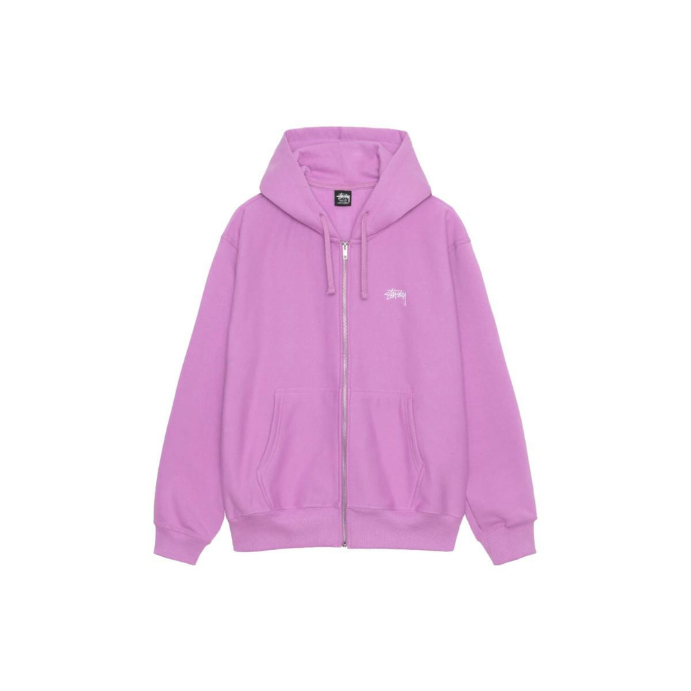 Stussy Stock Logo Zip Hoodie
