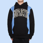 Supreme FW19 Week 4 Paneled Arc Hooded Sweatshirt Logo