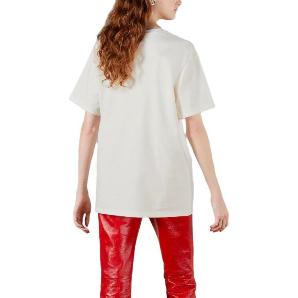 GUCCI Cotton Jersey T-Shirt With Embroidery Logo T