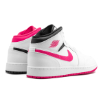 Jordan Air Jordan 1 Mid White Black Hyper Pink