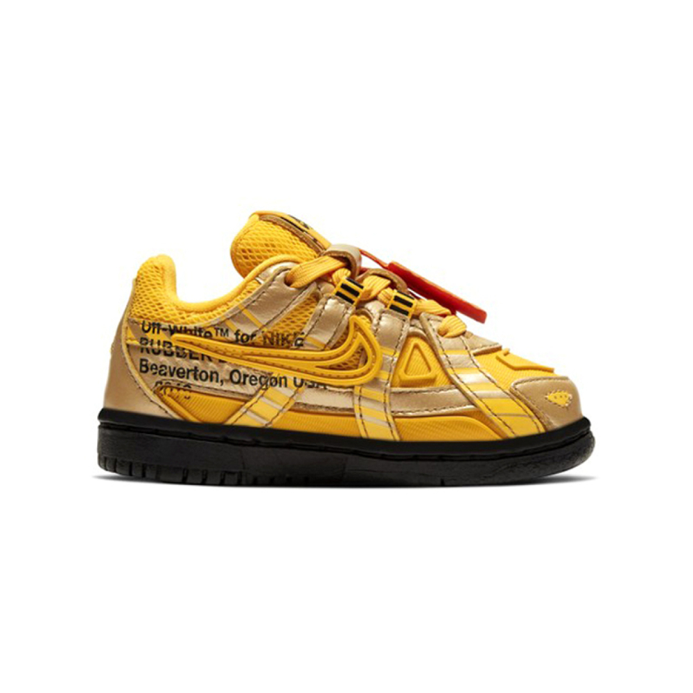 OFF-WHITE x Nike Rubber Dunk "University Gold"