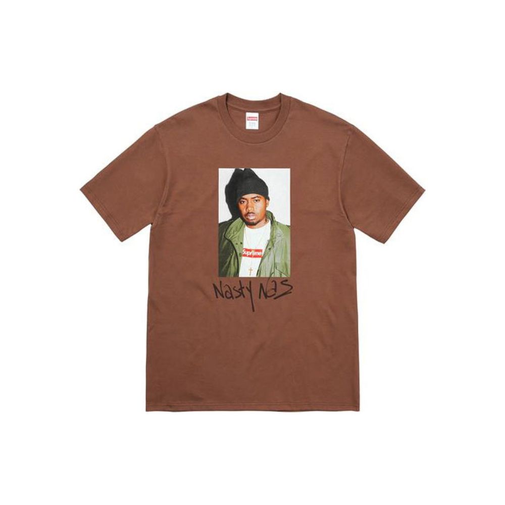 Supreme FW17 Nas Tee Brown T