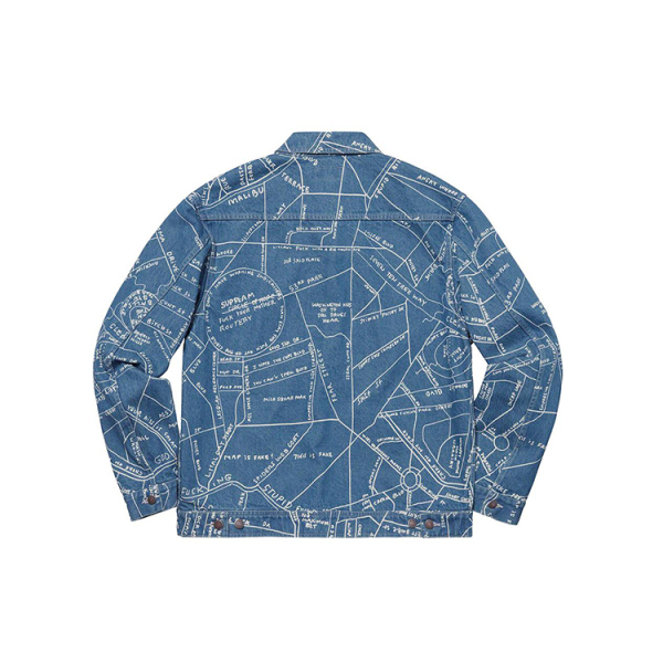 Supreme SS19 Gonz Map Work Jacket