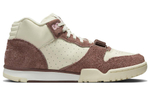 Nike Air Trainer 1 "Soft Pink and Coconut Milk" shock absorption, non-slip and wear-resistant mid-top training shoes for men and women with the same brown pink and white