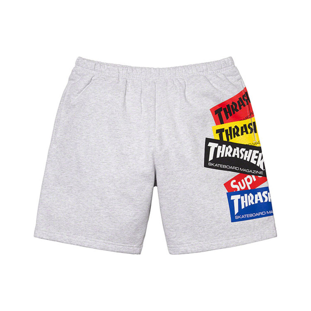 Supreme Week 5 x Thrasher Multi Logo Sweatshort