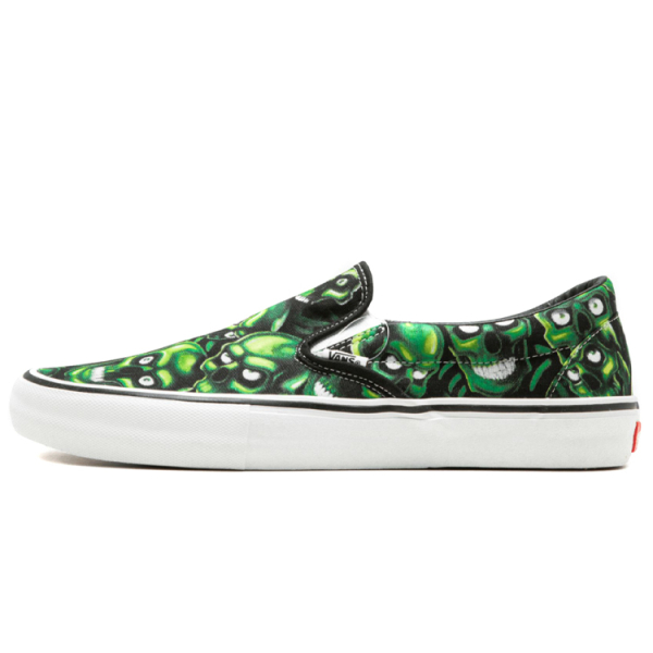 Supreme x Vans slip-on Skull Pile (Green)