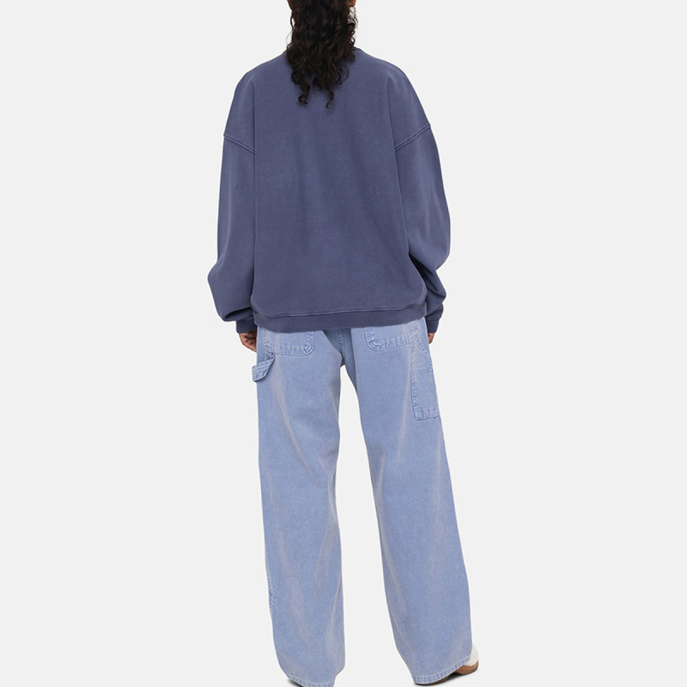 Stussy FW23 VARSITY OVERSIZED CREW Logo