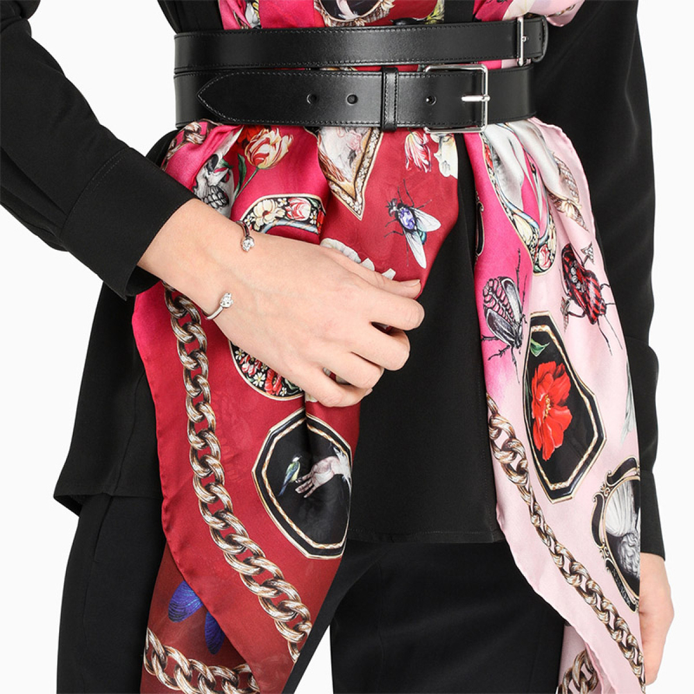 Alexander McQueen Women's Thin Twin Skull