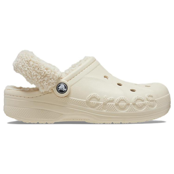 Crocs Baya Lined Fuzz Strap Clogs EVA