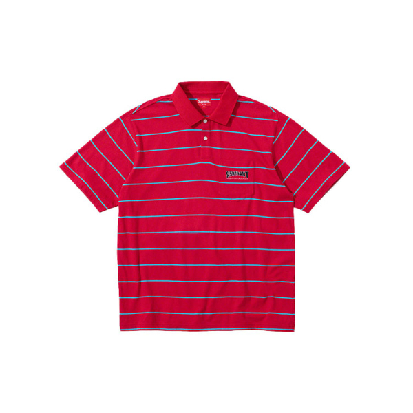 Supreme FW21 Week 5 x Thrasher Stripe Polo Polo