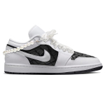 【 】 Jordan Air Jordan 1 Low quilted triple white