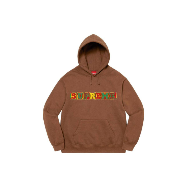 Supreme SS23 Week9 BEADED HOODED SWEATSHIRT Logo