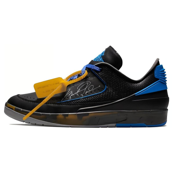 OFF-WHITE x Jordan Air Jordan 2 Retro Low SP "Black and Varsity Royal"