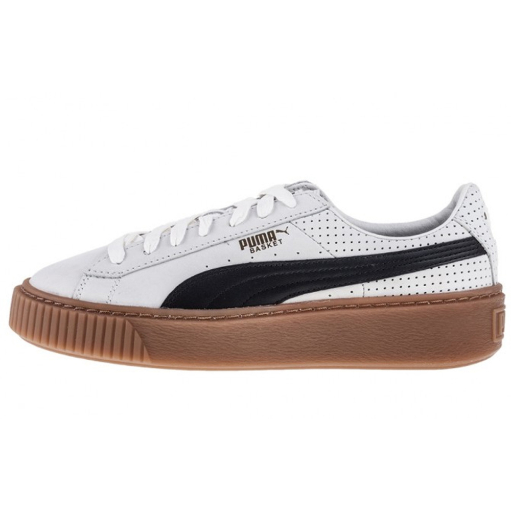 PUMA Basket Platform Perf Gum