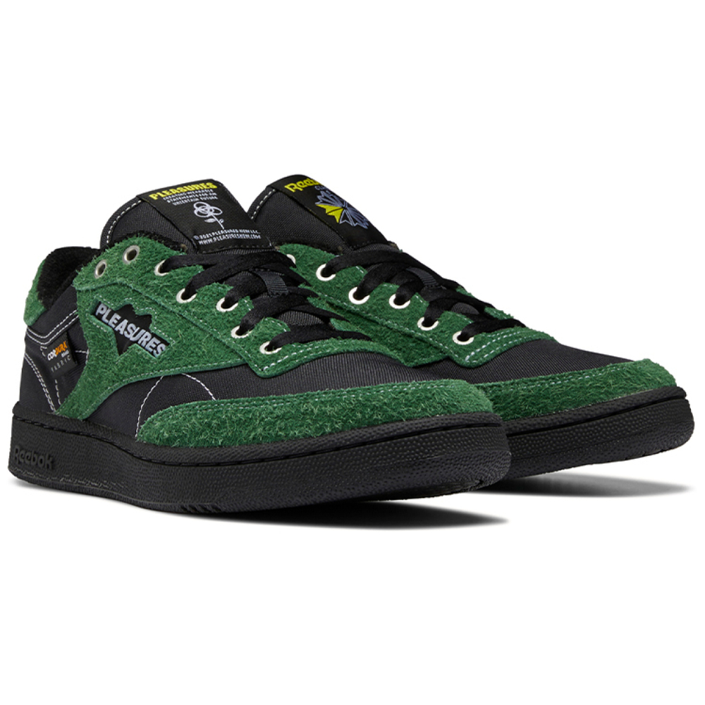 PLEASURES x Reebok Club C 85