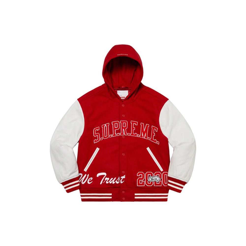 Supreme FW20 Week 9 King Hooded Varsity Jacket