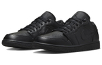 Jordan Air Jordan 1 Low "Triple Black" Vintage Basketball Shoes Men's Black