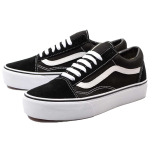 Vans Old Skool Platform Black White