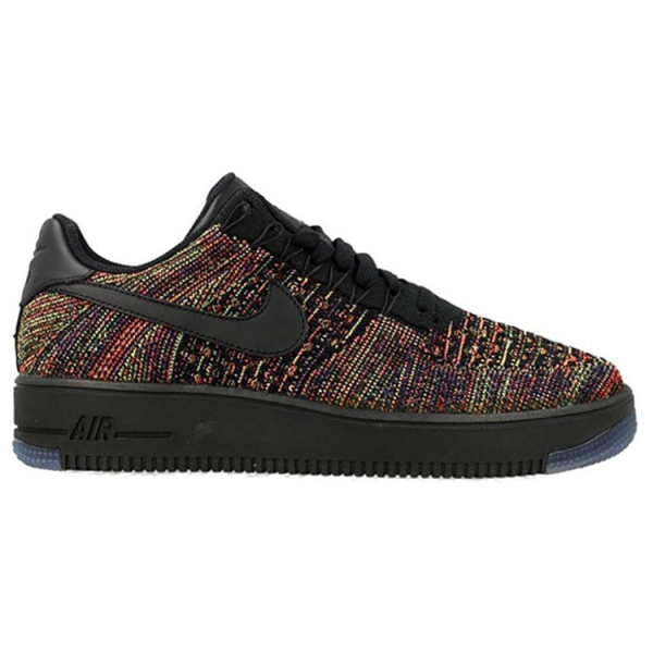 Nike Air Force 1 Flyknit Black Multi-Color