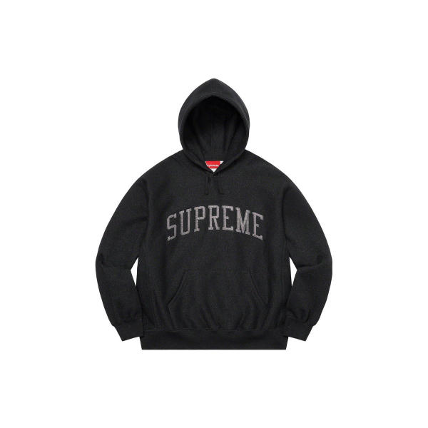 Supreme SS23 Week7 GLITTER ARC HOODED SWEATSHIRT Logo