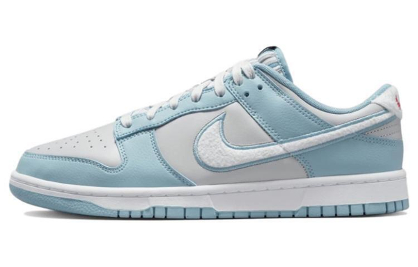 Nike Dunk Low Fashion Leisure Anti-slip Shock Absorption Wear-Resistant Low Panel Shoes Blue Grey