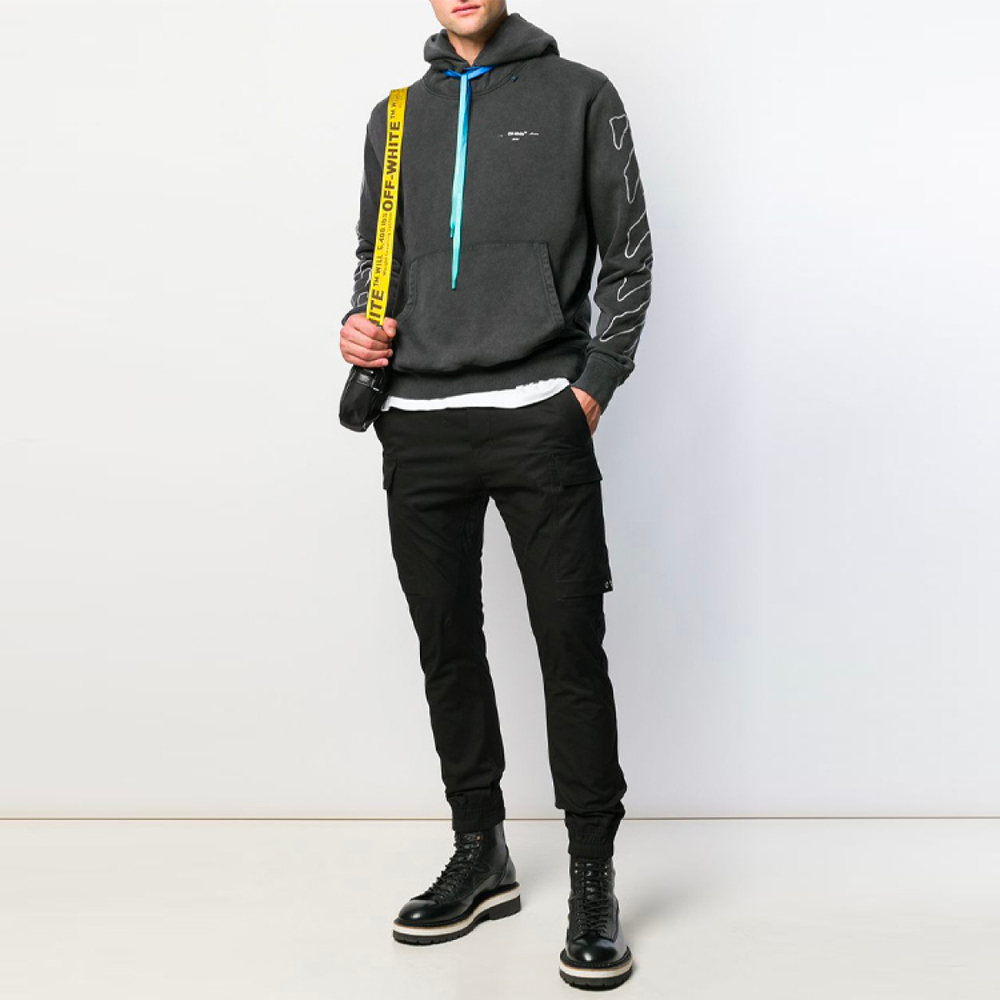 OFF-WHITE FW19 Abstract Arrows Slim Hoodie