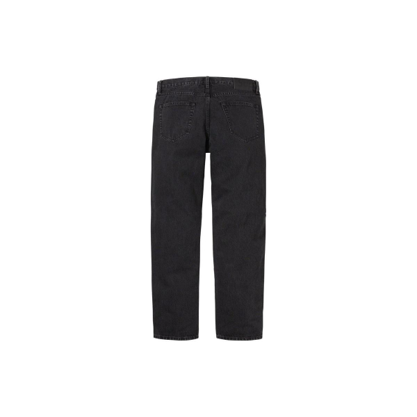 Supreme FW23 WEEK1 STONE WASHED BLACK SLIM JEAN