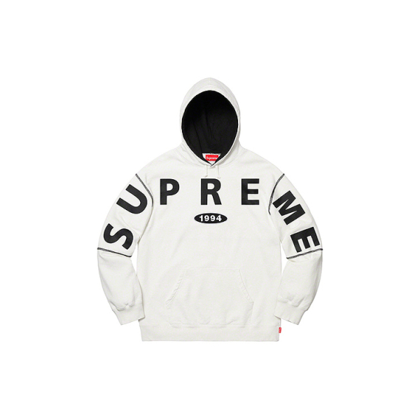 Supreme FW19 Week 1 Spread Logo Hooded Sweatshirt Logo
