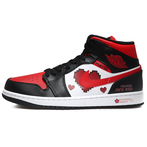 【 】 Jordan Air Jordan 1 Mid Bred Toe